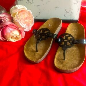 MILLER CLOUD SANDALs BNWTs in black patent leather upper!😍